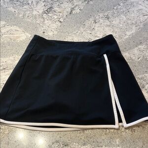 Wild Fable Black Skort with White Accents